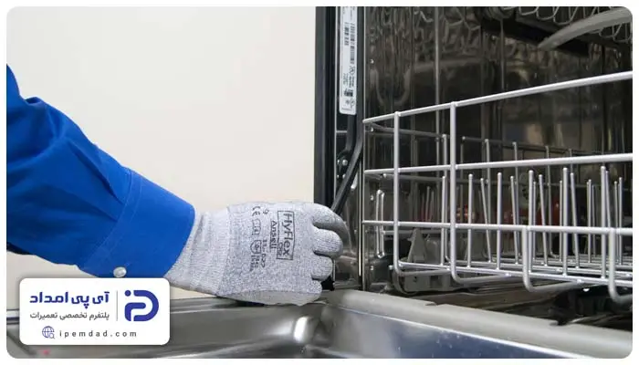 تعویض لاستیک درب ماشین ظرفشویی