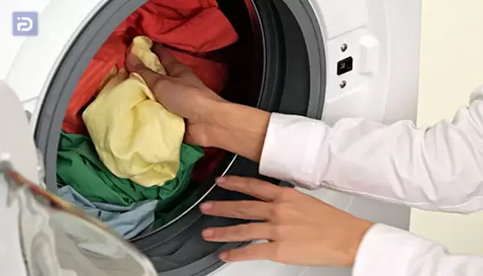 مخزن لباسشویی پر باشه کف جمع میشه