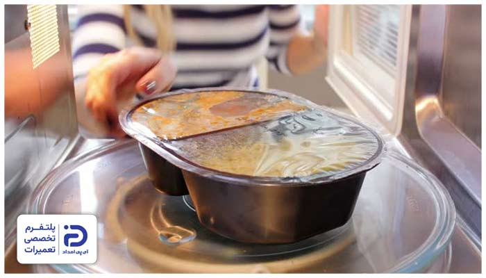 طرز استفاده از مایکروفر ساده برای گرم کردن غذا