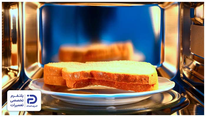 چگونه نان را گرم کنیم که خشک نشود