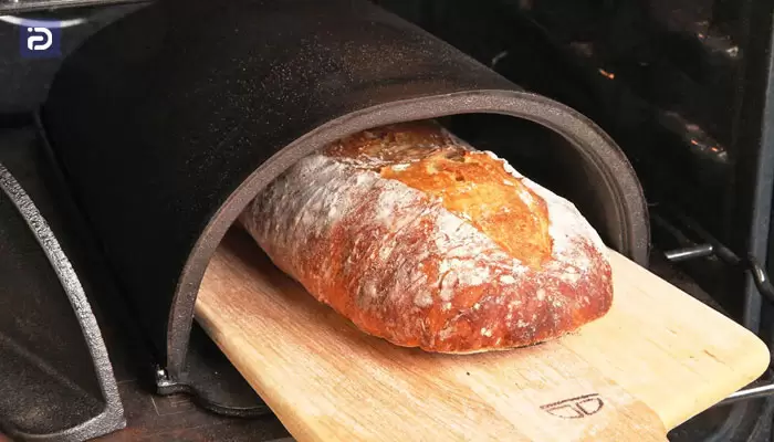 پخت نان در اجاق