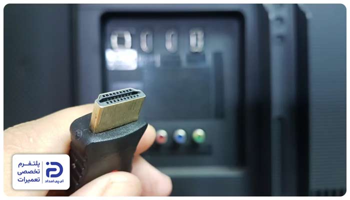 سوختن کابل و اتصالات یکی از علت کم نور شدن تلویزیون