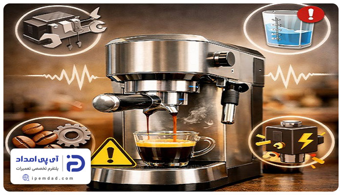 چرا اسپرسوساز صدا میده؟