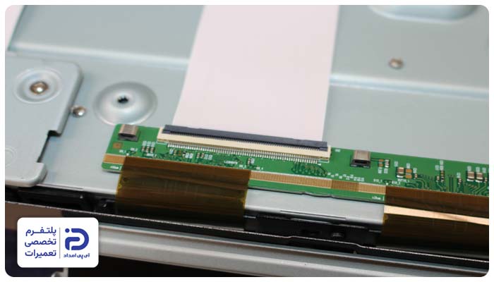 خرابی فلت علت برعکس شدن تصویر تلویزیون