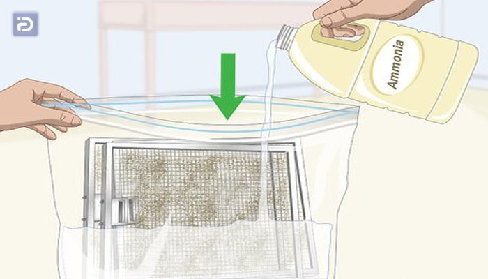 نحوه تمیز کردن فیلتر هود آشپزخانه با آمونیاک