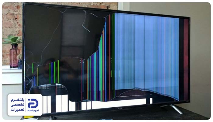 خرابی پنل علت برعکس شدن صفحه تلویزیون