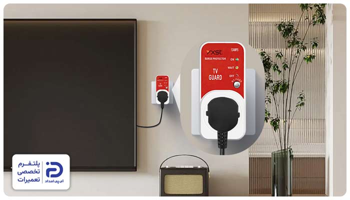 نوسانات جریان برق علت شطرنجی شدن تلویزیون