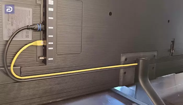 شل شدن سیم و کابل و ایجاد خطوط افقی و عمودی روی تلویزیون