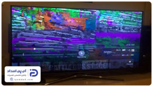 علت شطرنجی شدن تلویزیون