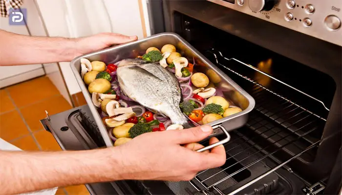 زمان پخت ماهی در فر گاز