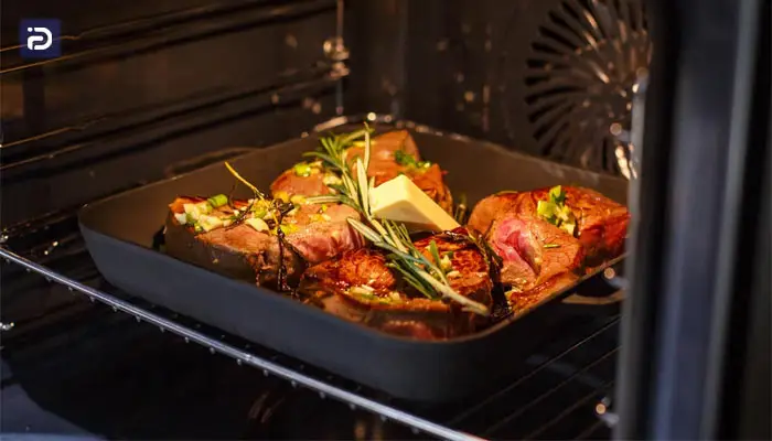 زمان پخت گوشت در فر گازی