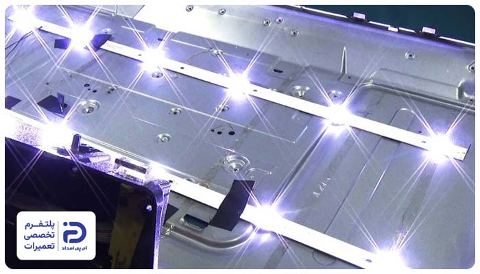 ضعیف شدن لامپ تصویر علت کم نور شدن تلویزیون