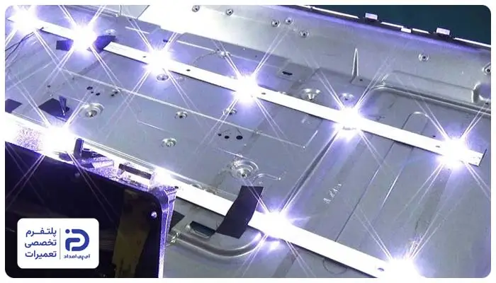 ضعیف شدن لامپ تصویر علت کم نور شدن تلویزیون