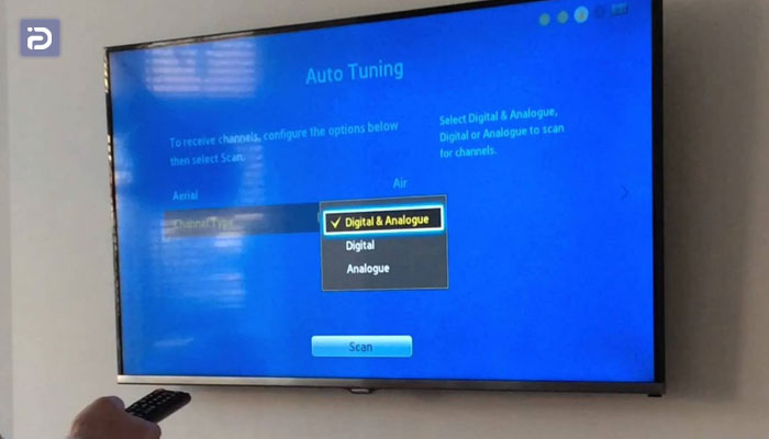 نحوه تنظیم کانال تلویزیون ایکس ویژن