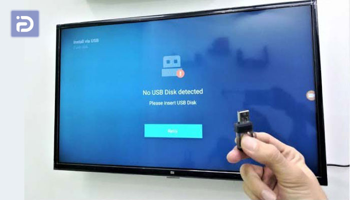 اطلاعات USB در تلویزیون نمایش