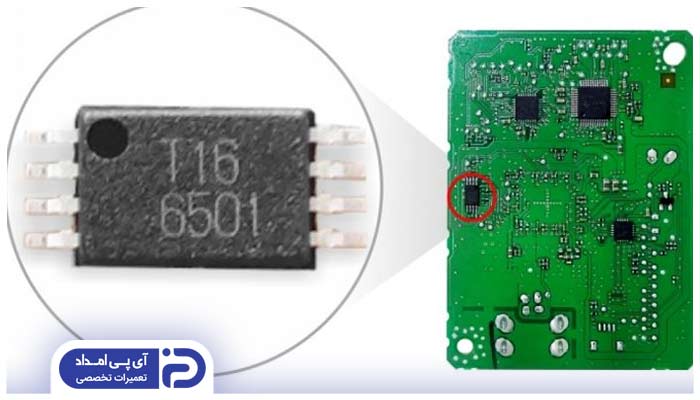 خطا در آی‌ سی EEPROM