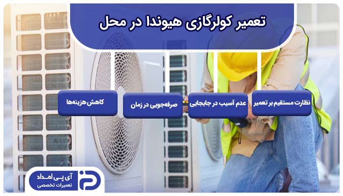 تعمیر کولرگازی هیوندا در محل