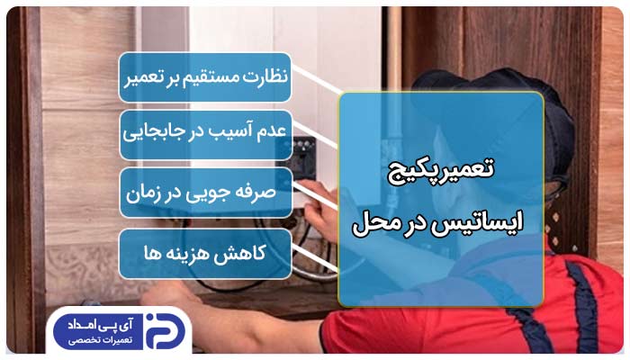 تعمیر پکیج ایساتیس در محل