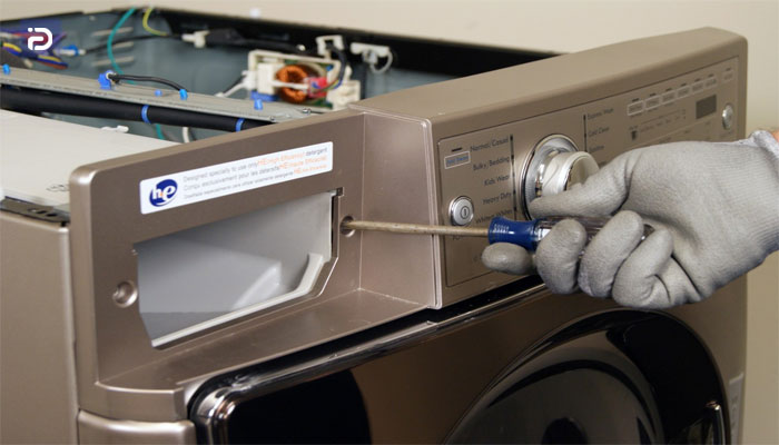 جدا کردن محفظه کشوی ماشین لباسشویی