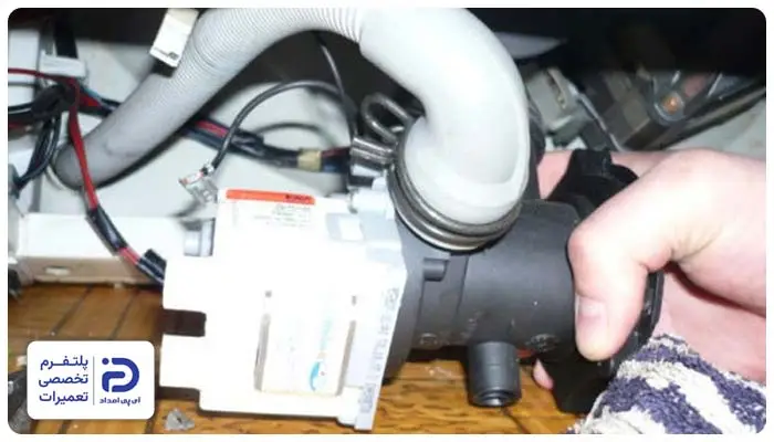 ایراد در پمپ تخلیه علت صدای خشک کن ماشین لباسشویی