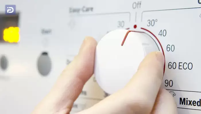 تنظیم دمای آب برای شست و شوی لباس زیر