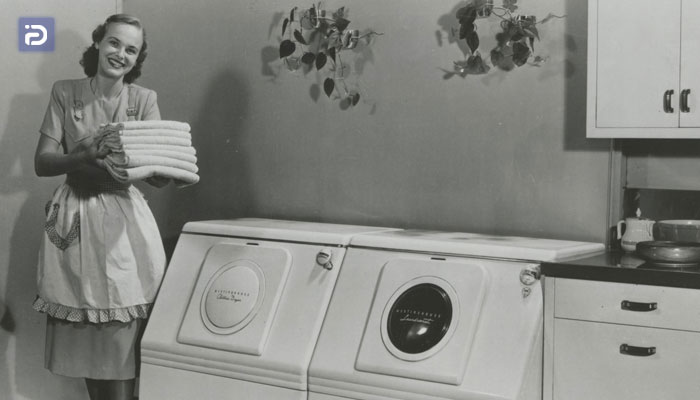 آشنای با تاریخچه ماشین لباسشویی