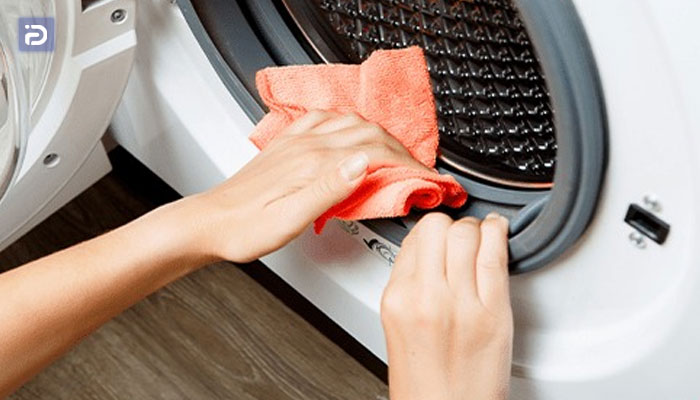 تمیز کردن لاستیک درب ماشین لباسشویی ایوولی