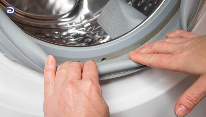 تمیز کردن لاستیک درب ماشین لباسشویی ناسیونال