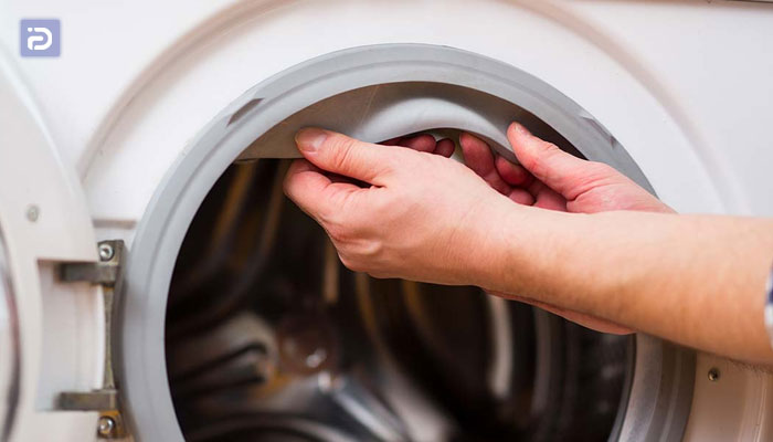 تمیز کردن لاستیک درب ماشین لباسشویی یونیوا