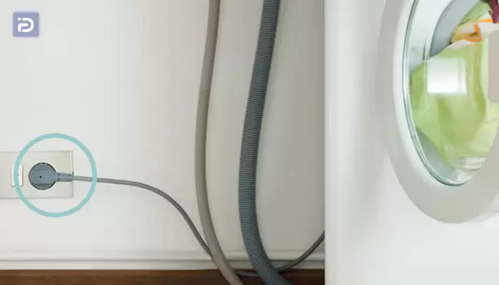 تکمیل نصب ماشین لباسشویی یوروپلاس و اتصال به پریز