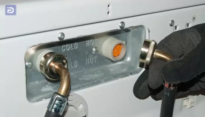 شیر ورودی لباسشویی هیمالیا را به آب سرد یا گرم وصل کنیم