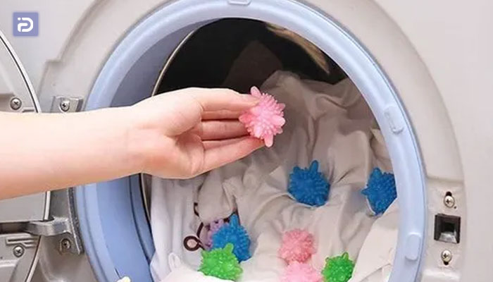 طریقه استفاده از توپ ماشین لباسشویی