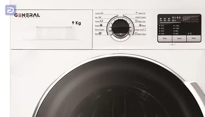 دکمه ها و کارکرد آنها در ماشین لباسشویی جنرال آدمیرال