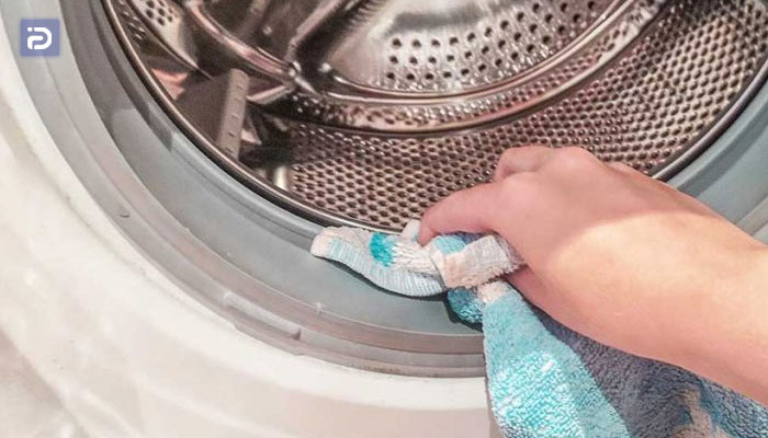 تمیز کردن لاستیک درب ماشین لباسشویی هات پوینت