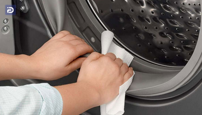 تمیز کردن لاستیک درب ماشین لباسشویی مای تگ
