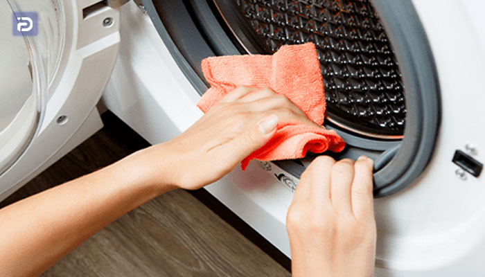 تمیز کردن لاستیک درب ماشین لباسشویی سپهر الکتریک
