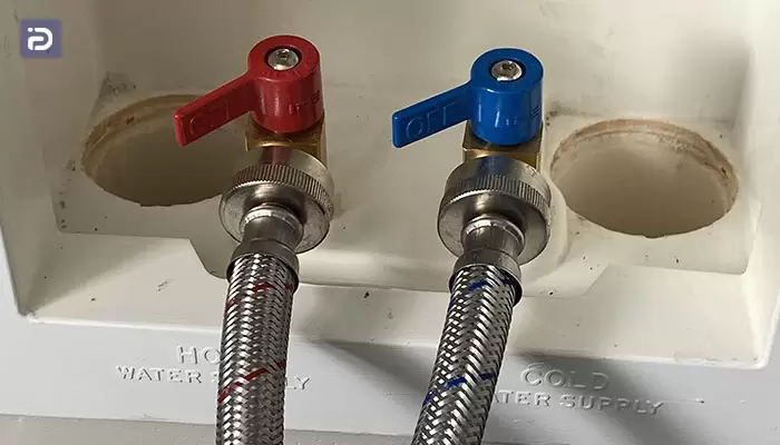 بسته بودن شیر آب از دلایل ارور 4e لباسشویی سامسونگ