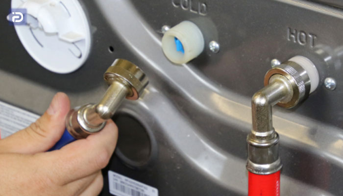اتصال شیر آب ورودی و خروجی ماشین لباسشویی مابه