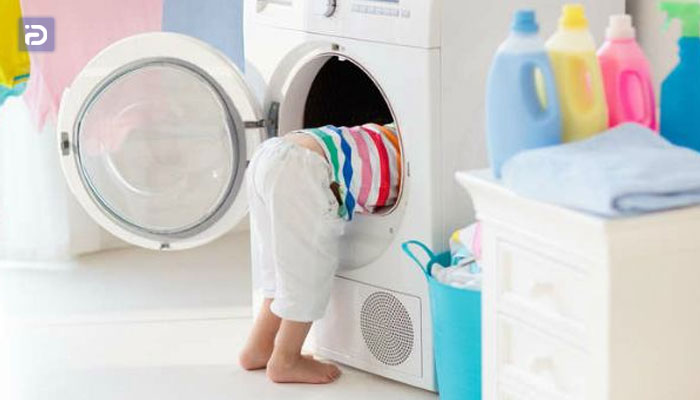 آیا ماشین لباسشویی ریتون قفل کودک دارد؟