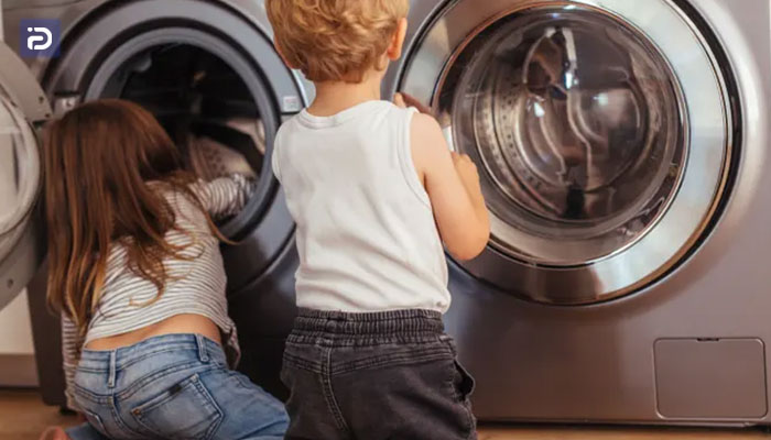آیا ماشین لباسشویی هافنبرگ قفل کودک دارد؟