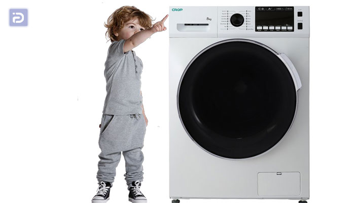 آیا ماشین لباسشویی کروپ قفل کودک دارد؟