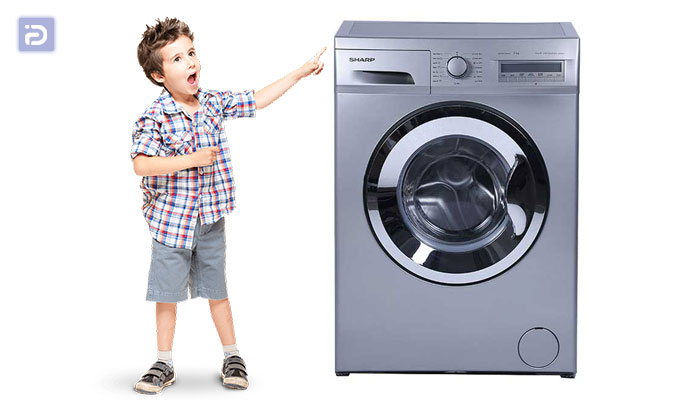 آیا ماشین لباسشویی شارپ قفل کودک دارد؟