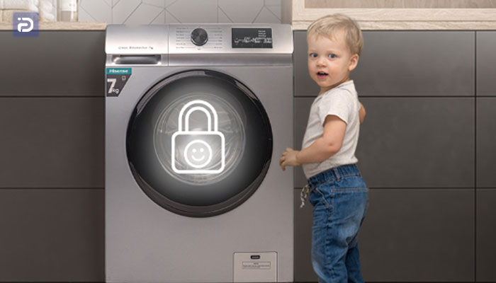 آیا ماشین لباسشویی ویرپول قفل کودک دارد؟