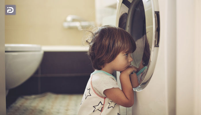 آیا ماشین لباسشویی بست قفل کودک دارد؟