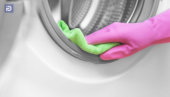 تمیز کردن لاستیک درب ماشین لباسشویی هوور