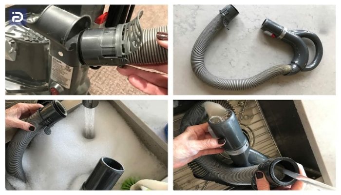 نحوه تمیز کردن لوله جاروبرقی