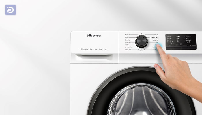 چطور ماشین لباسشویی هایسنس را ریست کنیم؟
