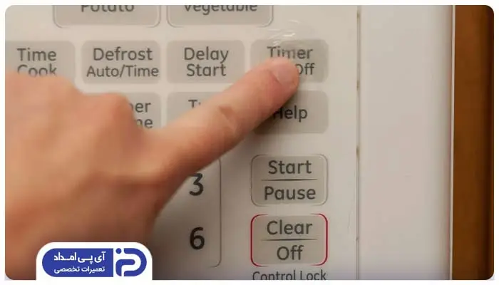 1. تشخیص نوع دکمه در مایکروفر