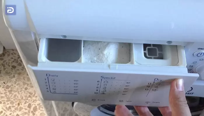 حل نشدن پودر ماشین لباسشویی