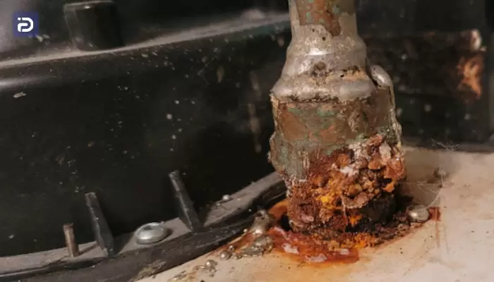 نشت رسوبات و زنگ زدن لوله های تامین آب منزل